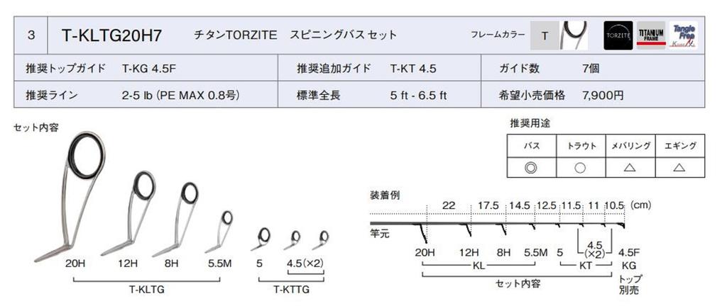 Guide de tige Fuji T2-KWTG 20F cadre Torzite titane K x 1