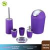 Elegant Euro-American Bathroom Set: 6-Piece Toiletries & Electroplated Lotion Bottle