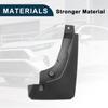 TUCKBOLD Mud Flaps Splash Guards for Toyota RAV4 LE XLE Limited Front Rear Side Mud Flaps Mounting Accessories 1 Set 2019-2024 &