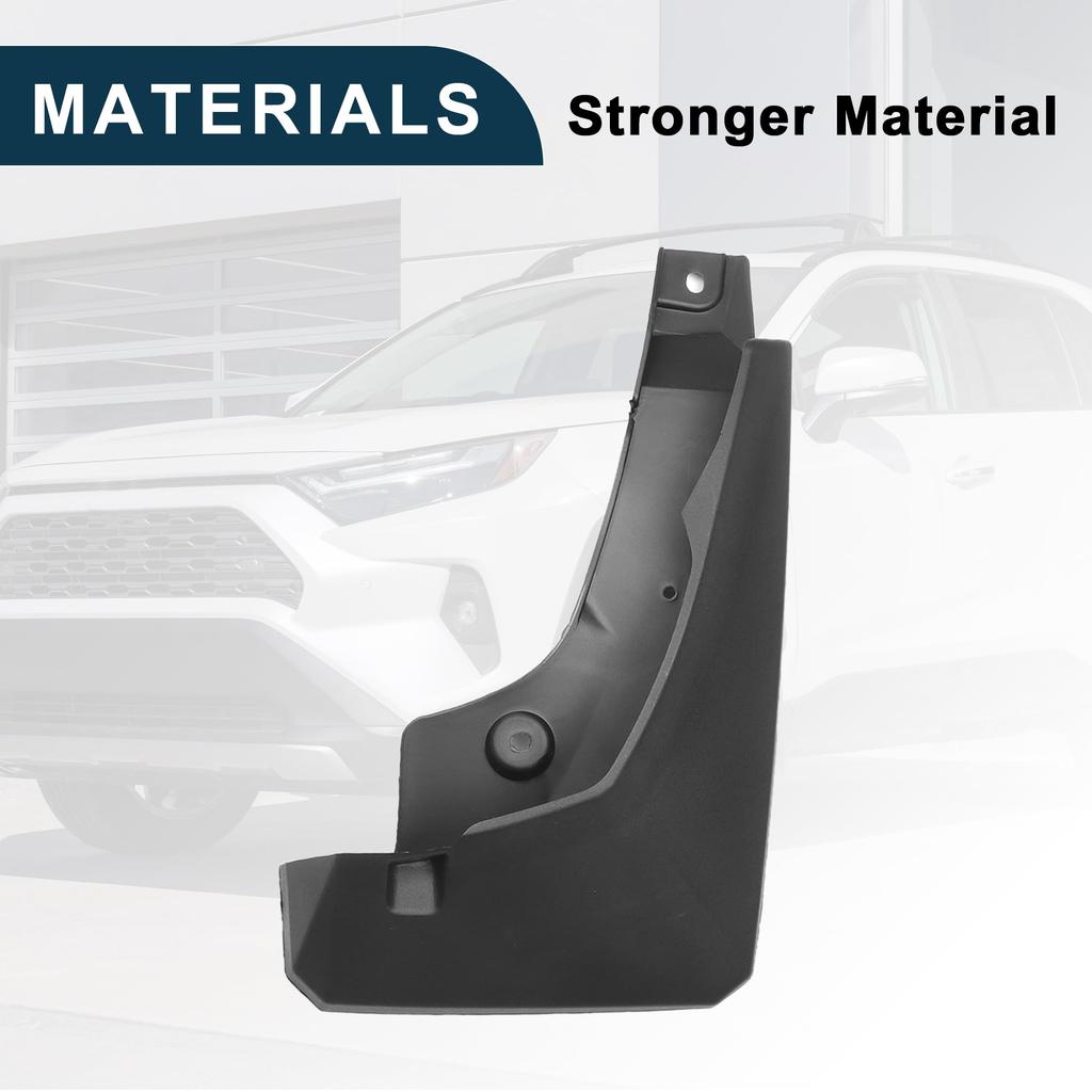 TUCKBOLD Mud Flaps Splash Guards for Toyota RAV4 LE XLE Limited Front Rear Side Mud Flaps Mounting Accessories 1 Set 2019-2024 &