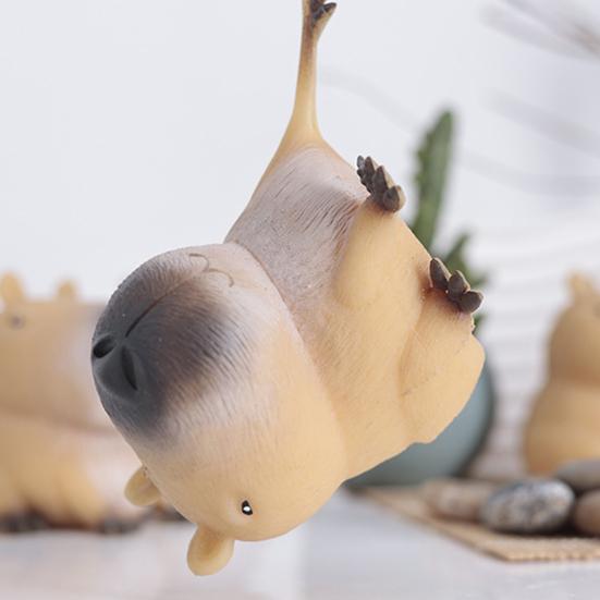 Capybara Squeeze Toy Slow Rebound Soft TPR Stress Anxiety Relief Portable Kids Teens Adults Animal Squishes Sensory Fidget Toy