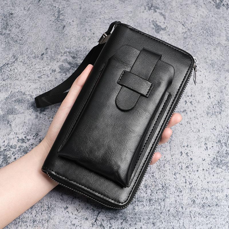Men's Wallet, Multi-card Wallet, Two-in-one Multi-function Mobile Phone Bag.