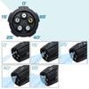 Versatile Rotating Nozzle Head with 1/4 Quick Connect Easy To Use Nozzle Head Set for Homeowners & Gardening Enthusiasts
