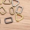 20pcs 4mm Tri-glide Mini Ultra-small Luggage Hardware Square/Triangle Buttons Diy Dolls Bag  Bag Buckle