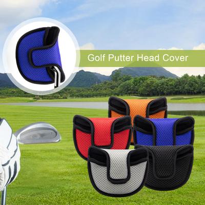 Golf Putter Headcover Portable Mesh Head Cover Versatile Club Protector with Fastener Tape for Most Golf Putters