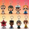 8 BUC Chei de Buzunar Eleven Barb Robin Steve Dustin Figurină Vinil Inel Cheie Model Jucării