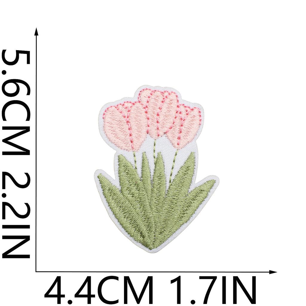 Love Letter Embroidery Cloth Sticker Pink Couple Clothing Decorative Patch Sticker Bow Bear Computer Embroidery Label Heat Transfer