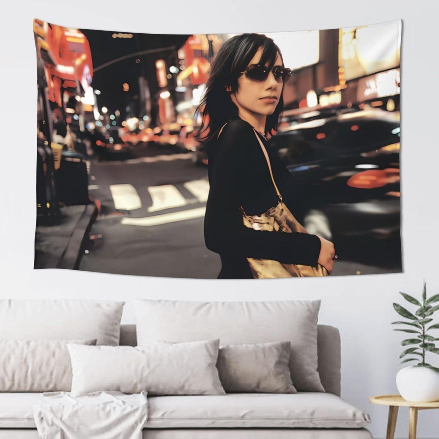 

Music Harvey Digital printing polyester wall tapestry suitable for use in living rooms bedrooms offices bars party 74x94cm(29x37in)