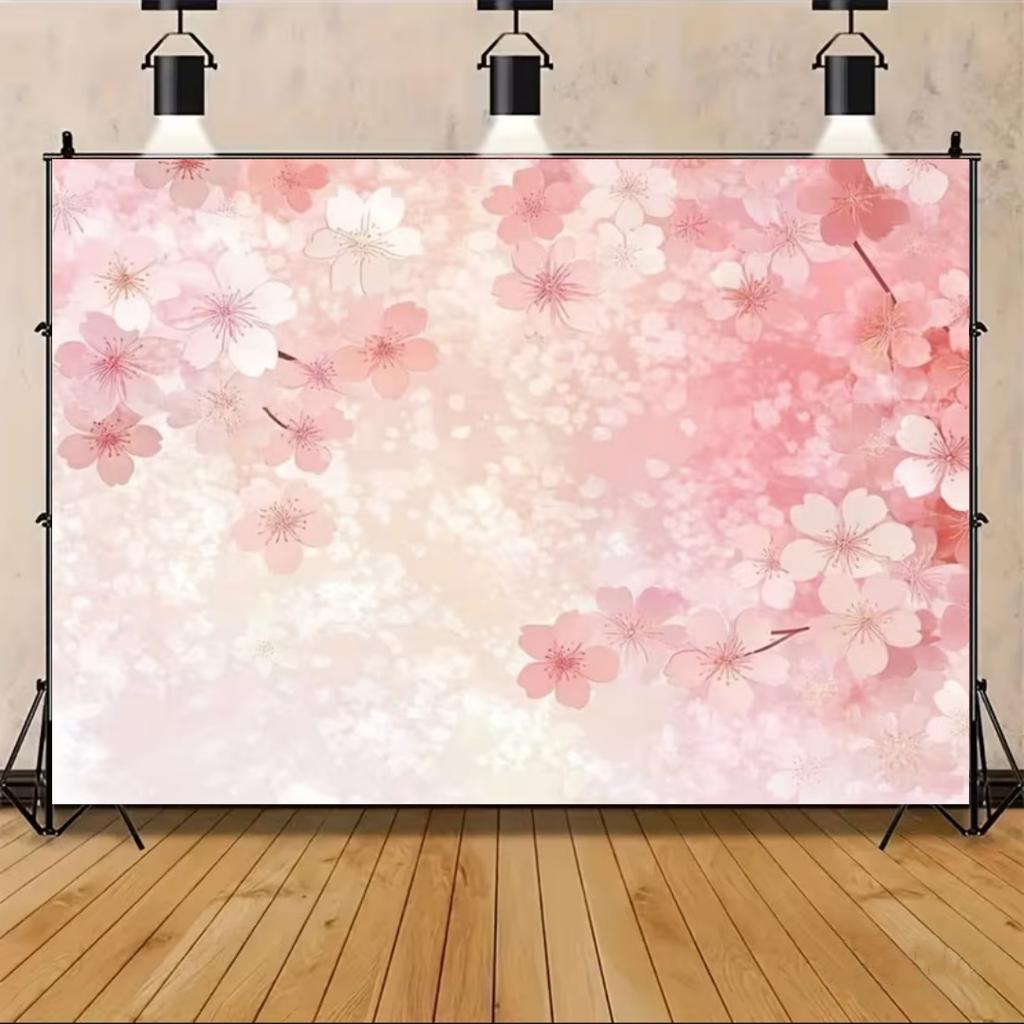 Floral Wall Theme Background Birthday Wedding Engagement Ceremony Party Decoration Abstract Flower Portrait Photography Studio
