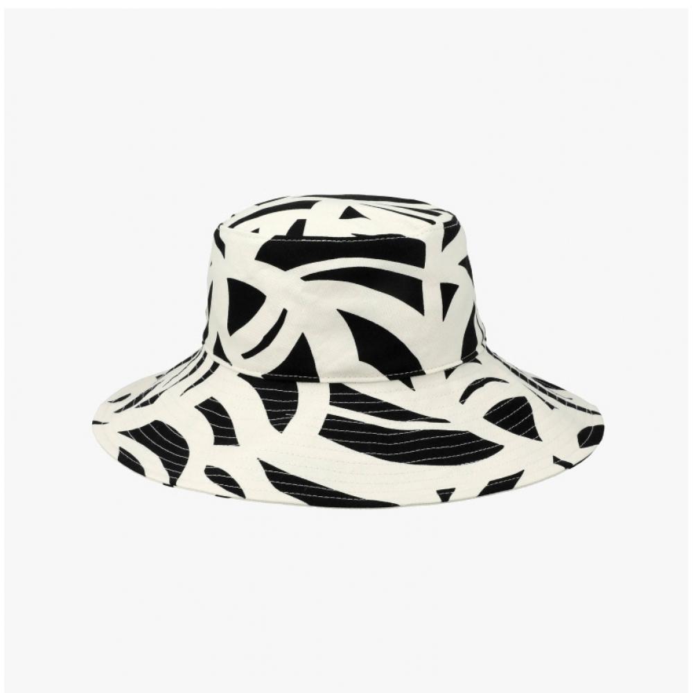 Helen Kaminski Malibu Print Black Coconut Bucket Hat Hat51925
