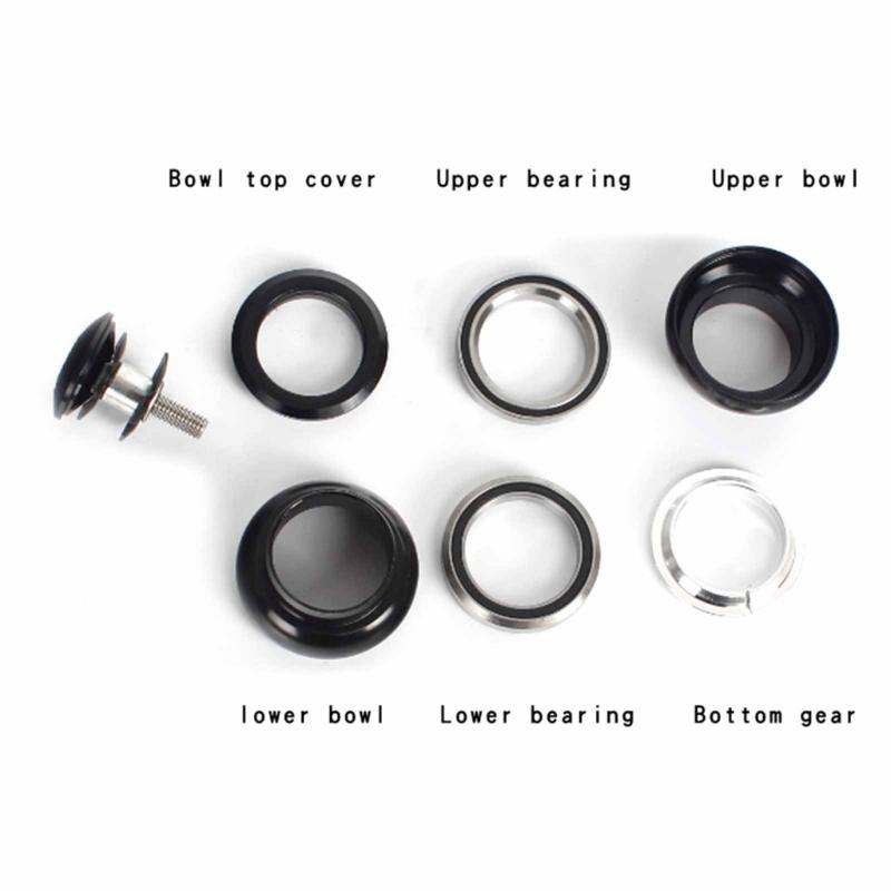 Aluminum Alloys Bicycles Bearing Headsets Durability Children Scooters Headsets Child Safety Bike Equipment