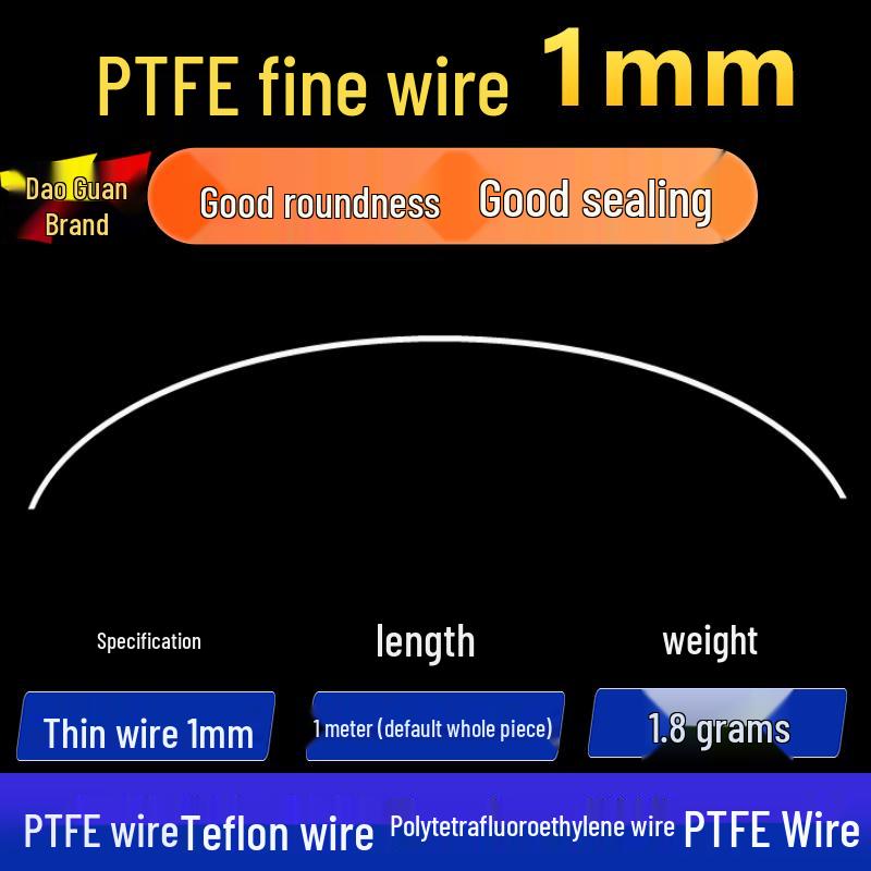 White High-Temperature Resistant PTFE Plastic Rod