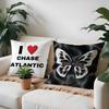 Moda Rock Band Chase Atlantic Federa per cuscino Antiacaro Cuscino Cerniera invisibile Peluche corto setoso Copricuscino per divano