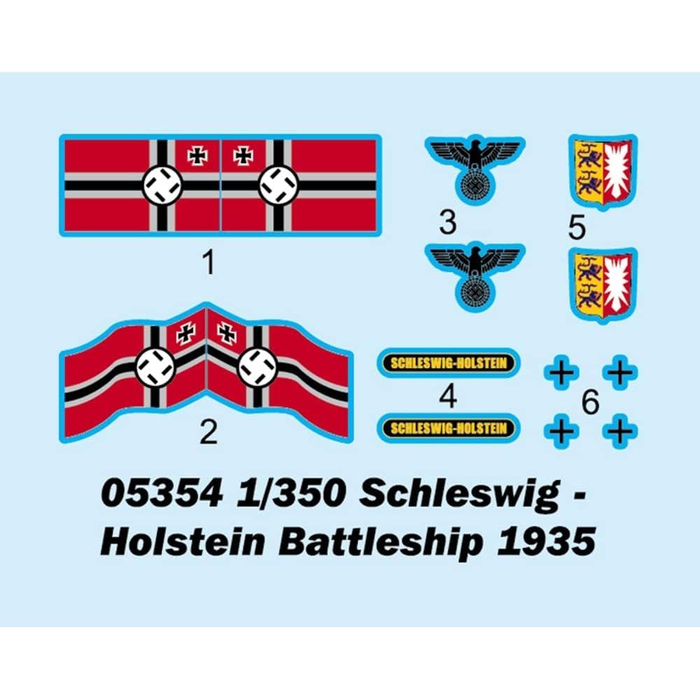 Trumpeter 1 350 German Battleship Schleswig Holstein 1935 Plastic Model 05354 1935
