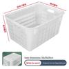 Heavy-Duty Rectangular Plastic Storage Baskets