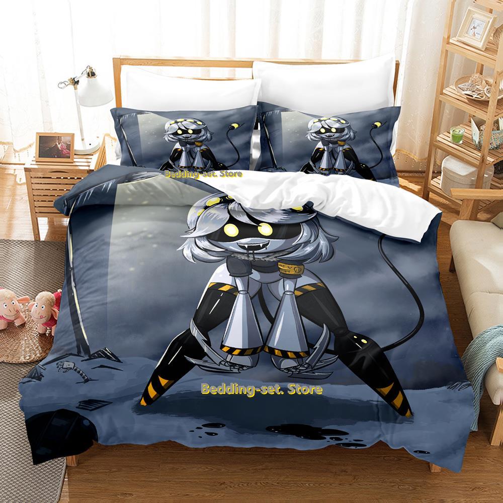 Hot Anime Murder Drones 3Pcs Bedding Set Duvet Cover Pillowcase Soft Home Bedroom Decoration Gift Personalized bed cover