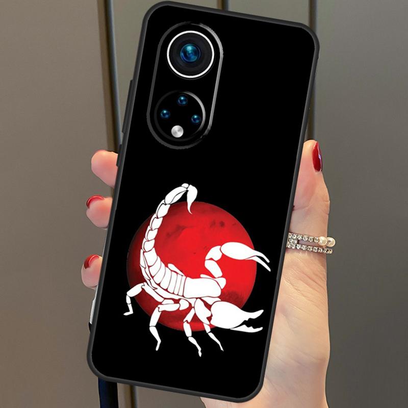 

Скорпион для Huawei P20 P30 P40 Lite Pro P Smart 2019 Nova 9 5T чехол для телефона Honor 50 8X 9X 10i Honor 50 Lite