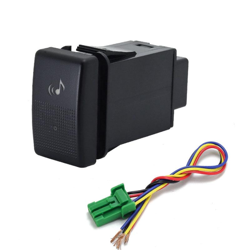 1PC music Radar Parking Sensor speaker Recorder Monitor Front Fog Light Spotlight Switch Button For Great Wall Haval