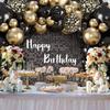 Black Gold Balloon Arch Kit Metal Gold Confetti Balloons Garland Wedding Bridal Shower Birthday Party New Year 2026 Decoration