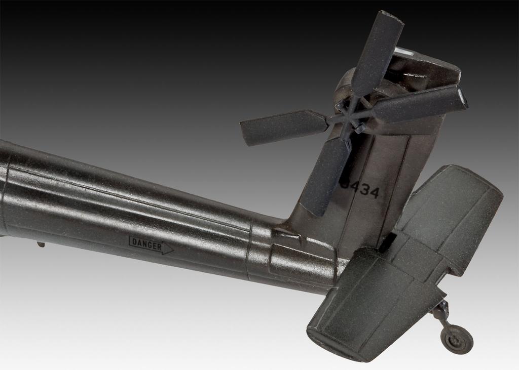 Deutscher Revell Maßstab US Army Apache Plastikmodellbausatz 04985 1/100 AH-64A