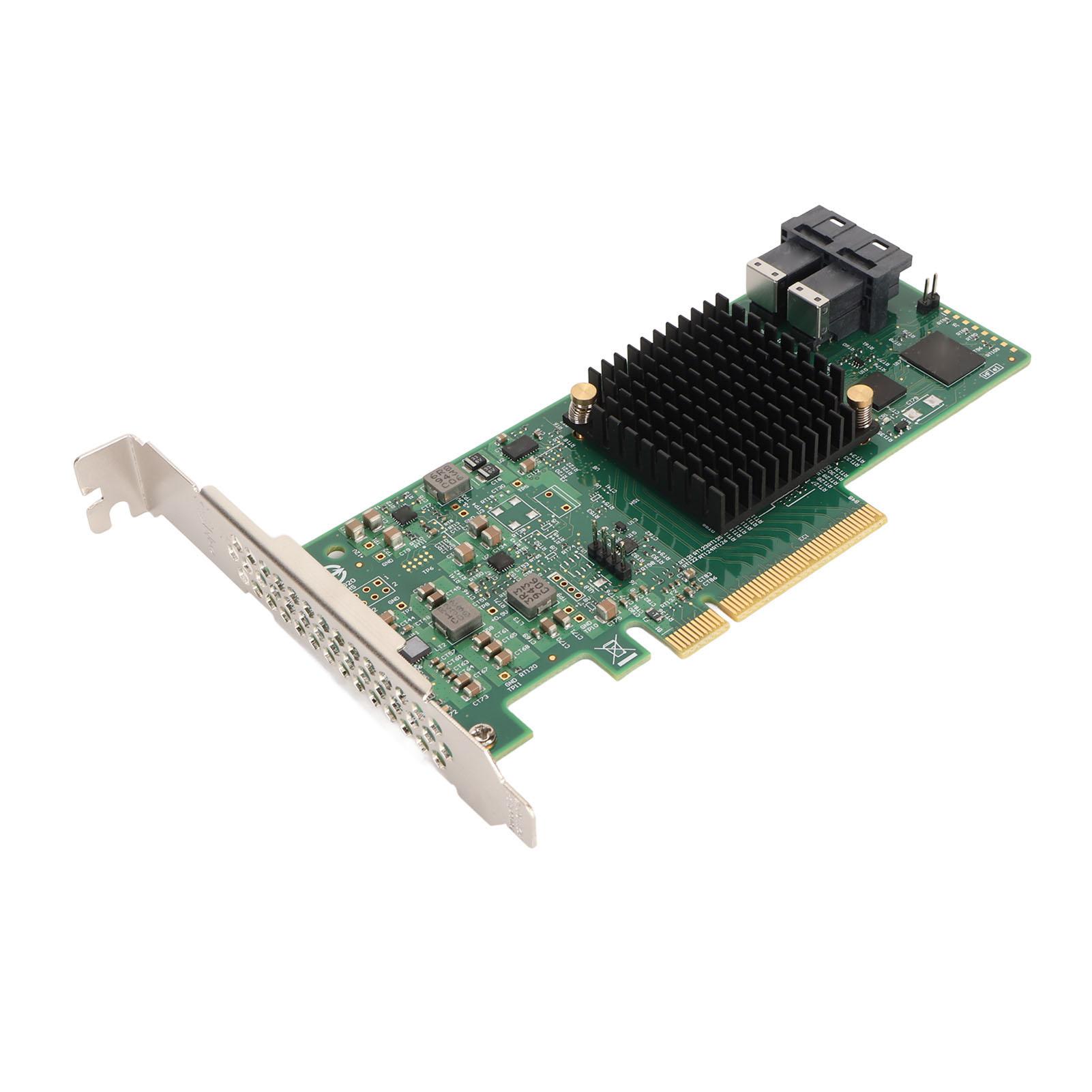 

HBA SAS 9300 8i RAID-контролер LSI SAS3008 Внутрішній 8 портів PCIE 3.0 Інтерфейс підтримує 16 ТБ