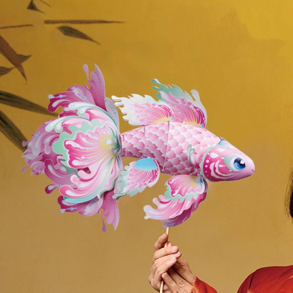 Chinese Style New Year Fish Lantern Traditional Celebration Lantern Home New Year Decoration