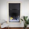 Simple Pleated Window Shades Self-Adhesive Non-Woven Semi-Shading Blinds Curtains Living Room Bedroom Bathroom Home Decorations