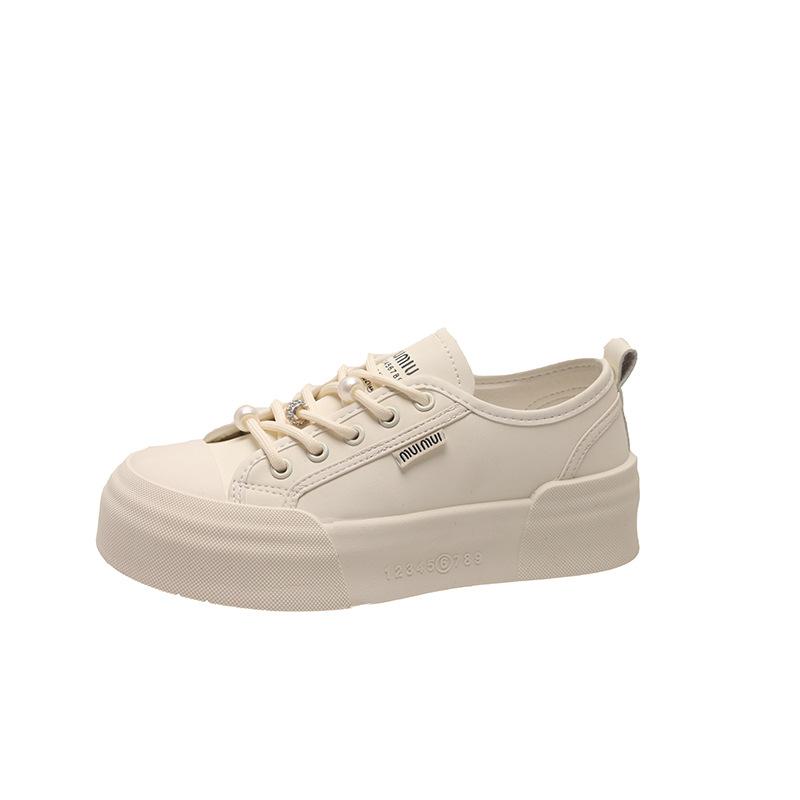 Platform white shoes women's spring and autumn 2025 new Xiaoxiangfeng versatile board shoes lightweight casual sports espadrilles