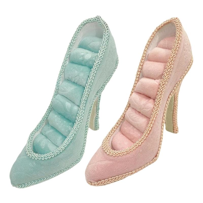 Creative High Heel Shoe Resin Jewelry Display Stand Suitable for Earrings Necklaces Rings Bracelets Home Decorating