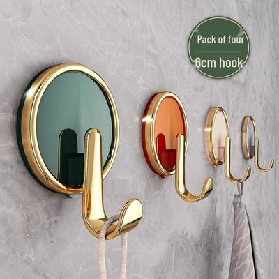 Elegant No-Drill Adhesive Door Hook for Coats & Hats