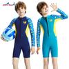 Kinder 2,5mm Neopren Neoprenanzug Ganzkörperanzug Mit Langen Ärmeln Schnorcheln Schwimmen Surfen Wärme Schutz Blau Marine