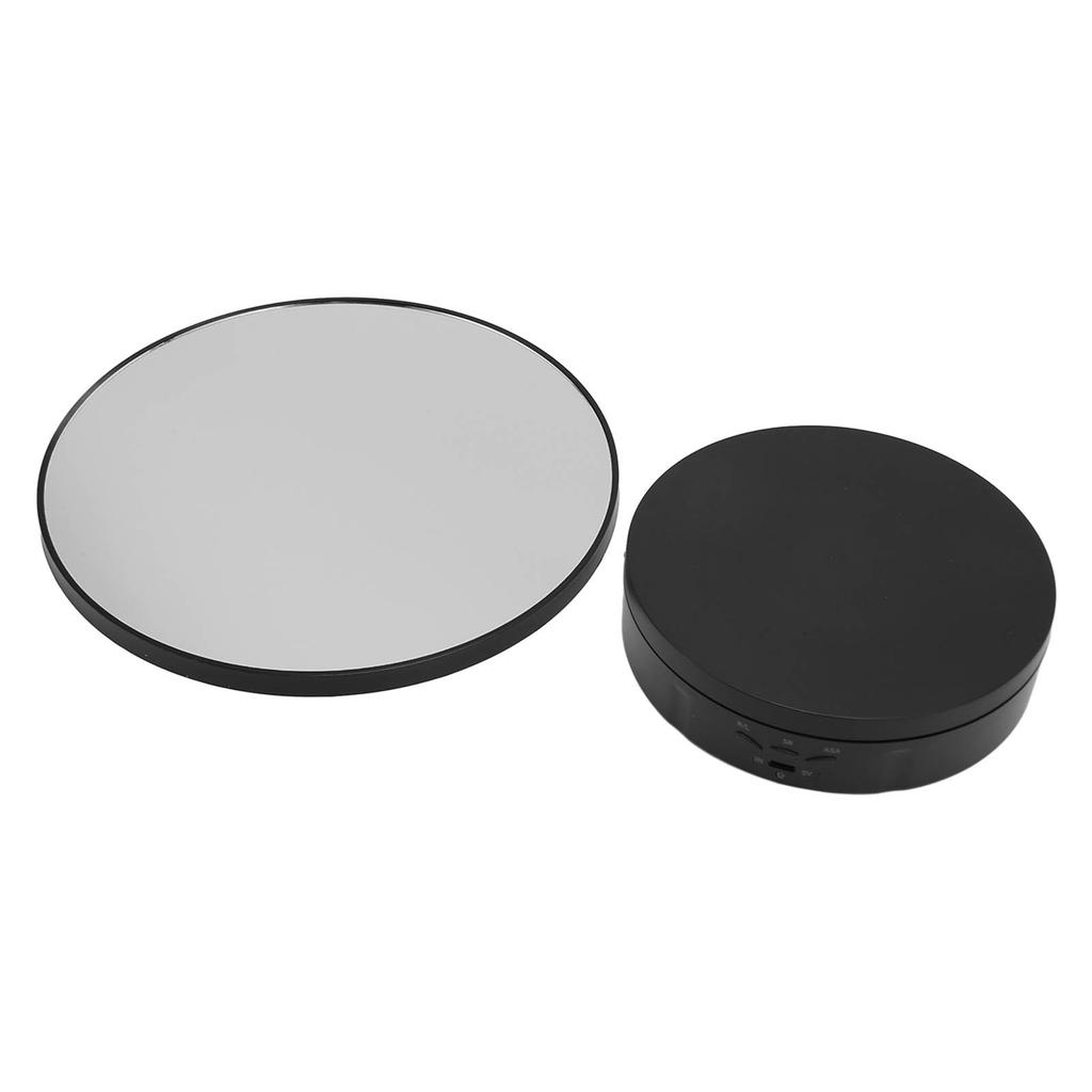 Drehbarer Ausstellungsständer Kunststoff Glas 360 Grad Elektrisch Motorisierter Drehteller mit USB-Kabel für