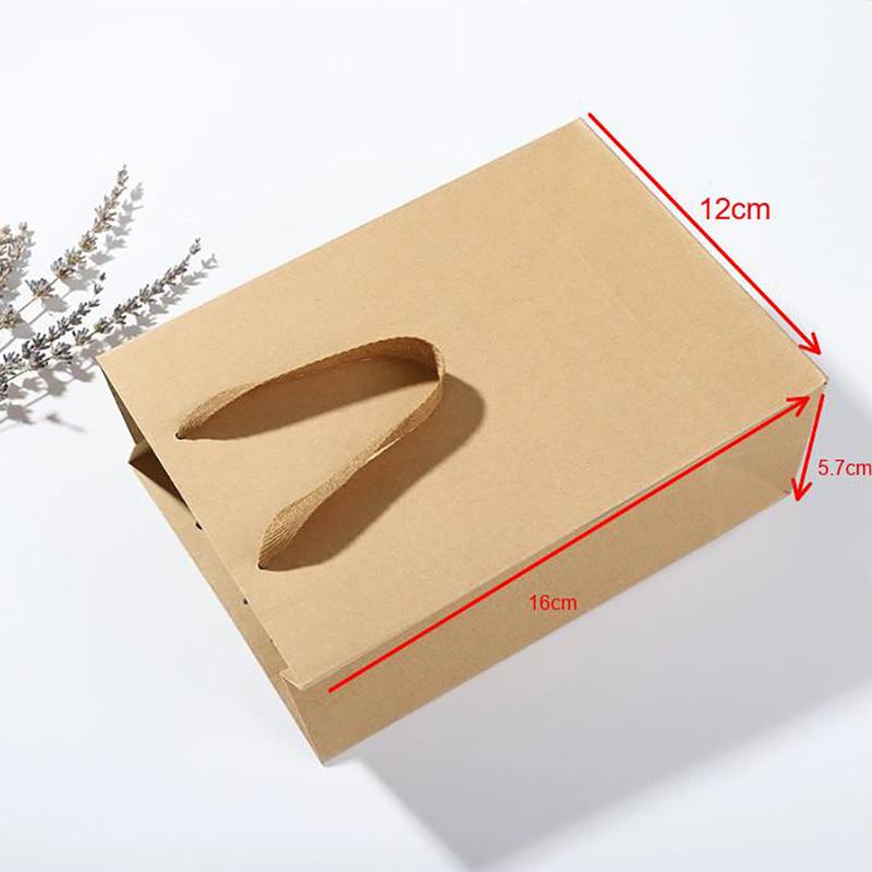 

5Pcsnew Handbag Gift Box Food Cake Candy Box Kraft Paper Box Packaging Wedding Birthday Party Gifts