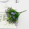 6pcs Realistic Outdoor Artificial Flower Plastic Fake Plants Home Decoration Weddings Gathering Assorted Indoor Outdoor Displays