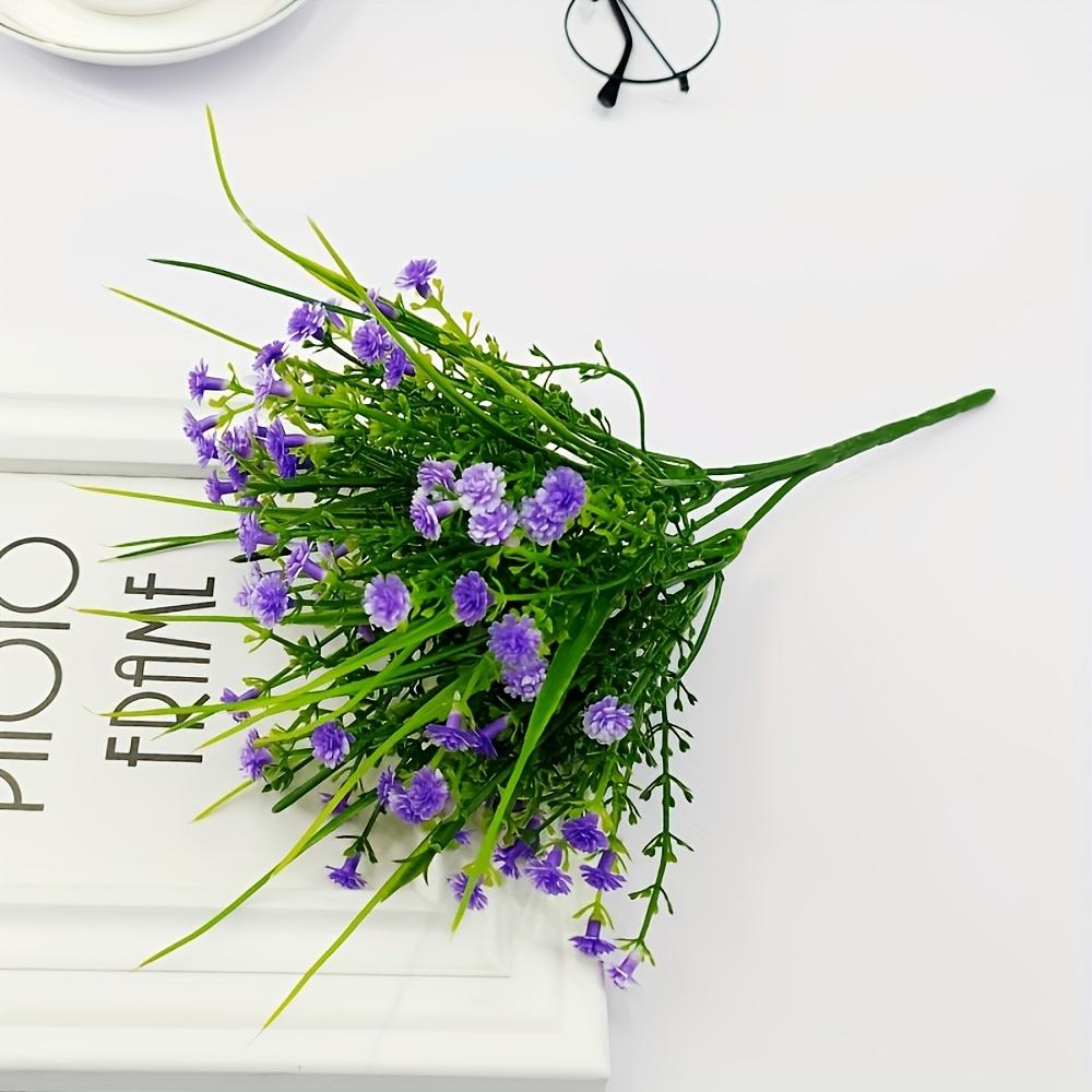 6pcs Realistic Outdoor Artificial Flower Plastic Fake Plants Home Decoration Weddings Gathering Assorted Indoor Outdoor Displays