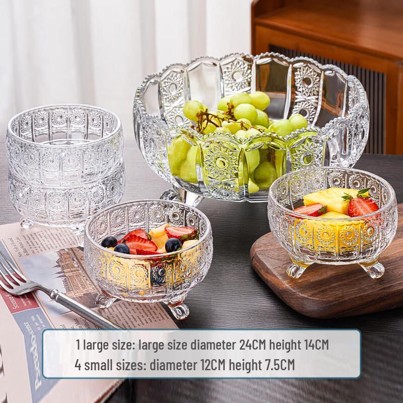 Хрустальная фруктовница Flevance European Crystal Glass