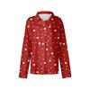Women's Shirt Blouse Print Button Long Sleeve Casual Basic Shirt Collar Regular Top