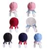 Spring new color-blocked pullover hat, hand-knitted woolen hat, mask, integrated warm mask