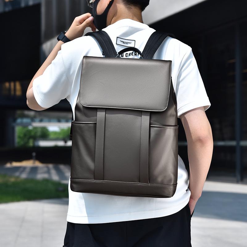 Men's Cross-Border Water-Resistant Laptop Backpack for College and Travel