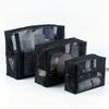 1 Piece Thick Mesh Large Capacity Makeup Bag, Personal Item Storage Small Pocket, Portable And Easy Makeup Storage Bag