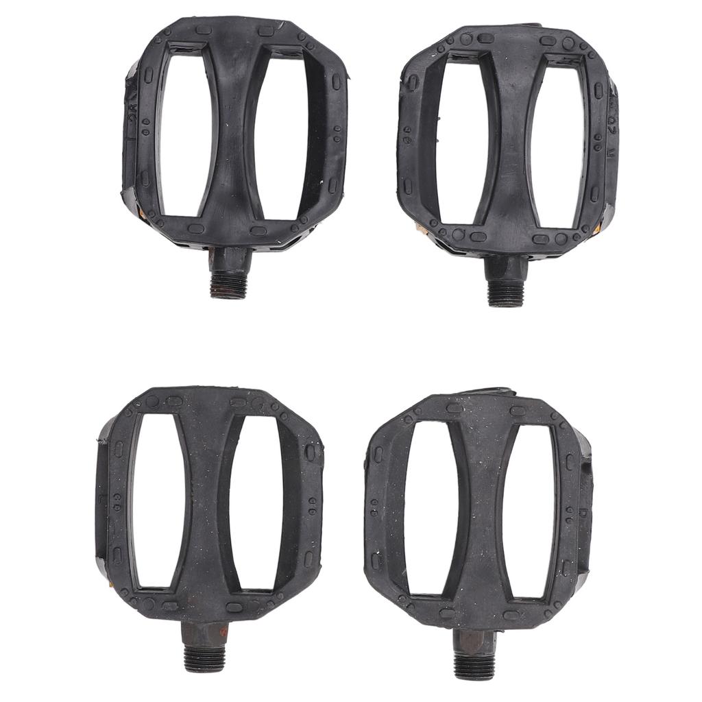 Pedal de bicicleta infantil antiderrapante com faixa refletora, rosca americana de 12 mm.