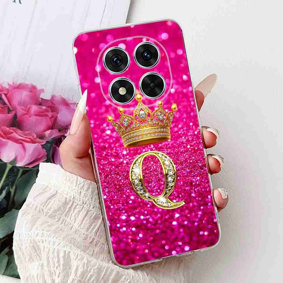 For Redmi Note14 Pro 5G Casing 6.67" Diamond Letter Back Cover Soft Silicone Cases For Xiaomi Redmi Note 14 Pro 5G Coque Fundas
