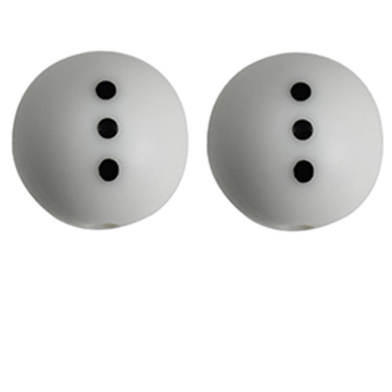 10PCS/Lot 15MM Christmas Tree Snowflake Halloween Pattern Food Grade Silicone Beads For DIY Making Bracelet Keychain Accessories