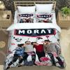 Morat Pop Band Printed Bedding Sets Exquisite Bed Supplies Set Duvet Cover Bed Comforter Set Bedding Set Luxury Birthday Gift