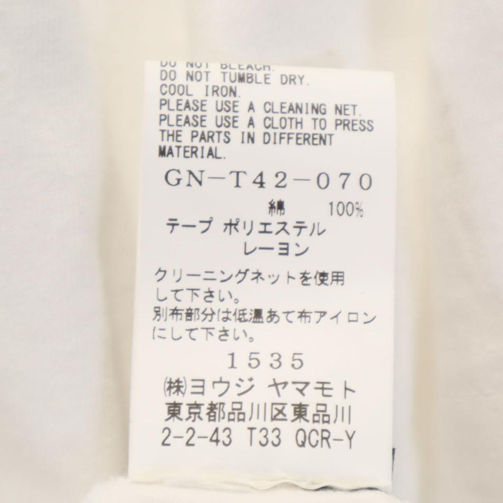 Ground Y Short sleeve Back design T-shirt 4 white Men's Used