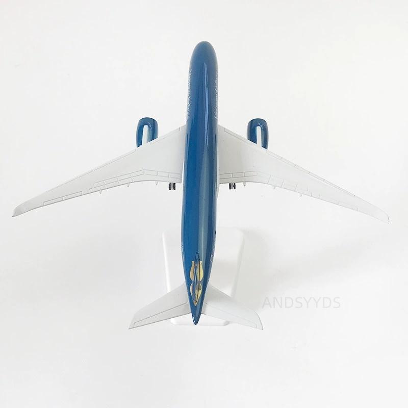 20cm Vietnam Airways A350 1/400 Maßstab Druckgusslegierung Flugzeug mit Sockel Modell Heimsammlung für Luftfahrtbegeisterte Geschenke