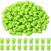 40 Stück Mini-Grüne Plastikfrösche Kleine Froschfigur Winzige Frösche Zum Verstecken Feengarten Miniaturpuppenhaus Heimdekoration Partyzubehör