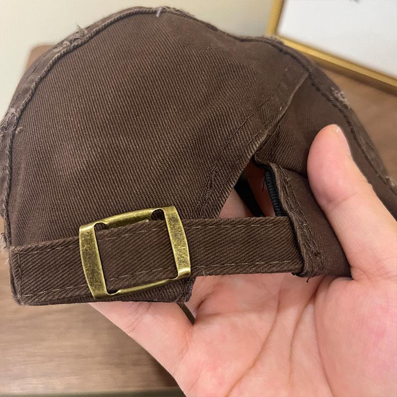 American Retro MY Embroidered Hat Women's Front Hat Autumn and Winter Casual and Versatile Beret Trendy and Fashionable Newsboy Hat for Men