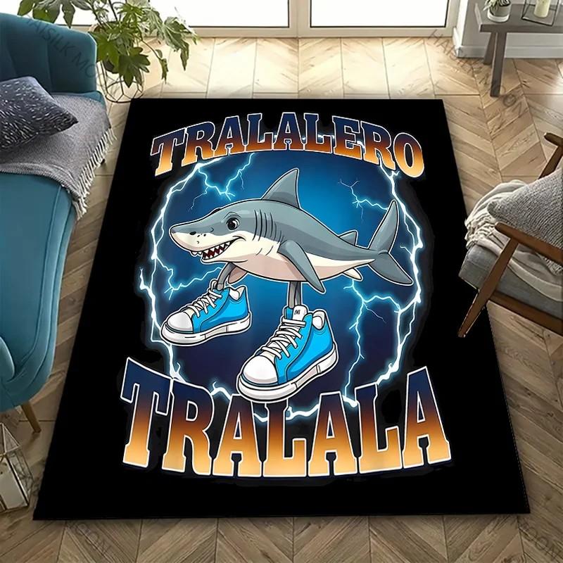 

Funny Virtual Italian Brainrot Printed Carpet Large Floor Mat for Bedroom and Gaming Room Modern Rug for Trendy Home Decor Gift 40x60cm