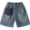 Beibeiyi Boys Vintage Washed Denim Shorts